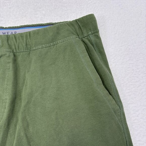Mack Weldon Pants Mens Size XL Slim Fit Green Knit Casual Drawstring Stretch - Picture 4 of 9